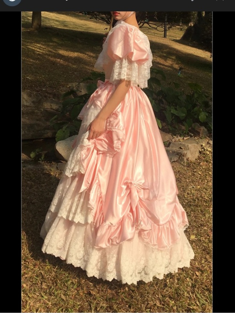 Vintage Loralei Victorian Style Multi-Layer dress size 7\8